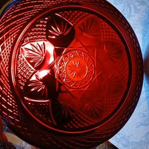 Elegant Red Holiday Decorative plates (6)